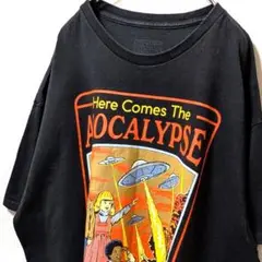 スティーブンローズ アポカリプス デカロゴ Tシャツ ブラック黒 XL 古着