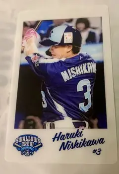 ヤクルトスワローズ　西川遥輝選手チェキ風カード