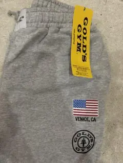 【超希少】90s〜00s GOLD'S GYM sweat pants USA製 00s Y2K GOLD'S GYM デニム イージー バルーン バギー パンツ M