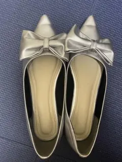 リボンフラットパンプス　967006 L