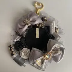 痛ロゼット ロゼット グレー 灰 黒 金