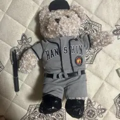 阪神タイガース クマ ぬいぐるみ 約30cm