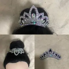 クリスタルシンプルティアラ ヘアアクセサリー