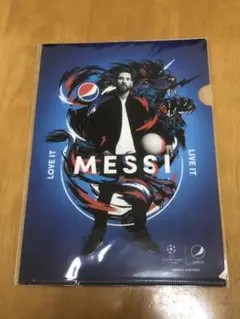 新品未開封　Pepsi MESSI メッシ クリアファイル　UEFA