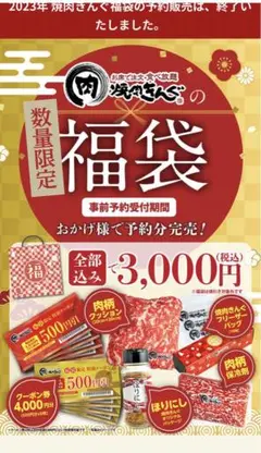 焼肉きんぐ割引クーポン8枚(4000円分)