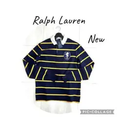 新品　タグ付　Ralph Lauren ラガーシャツ 16 /イエロー 長袖ポロ
