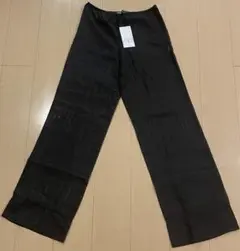 【未使用】ZARA 黒 ストライプオーガンザパンツ XS