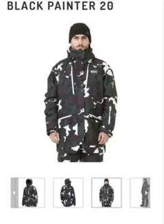 PICTURE PURE JKT BLACK PAINTER 20 迷彩