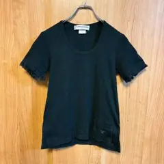 【SONIA RYKIEL】ソニアリキエル　半袖Tシャツ フランス製　黒　S