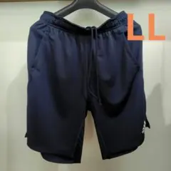 LLサイズ　adidas 濃ネイビー ショートパンツ