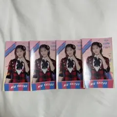 AKB48 20th 全国ツアー スクラッチステッカー 下尾みう 4枚