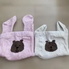 babyGap ベビータイツ 2色セット　ピンク　アイボリー　0-12m 美品