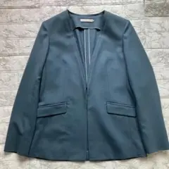 極美品◎ICB 2023 UVケア 2WAYストレッチ ノーカラージャケット S