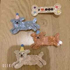 ヘアクリップ　犬　トイプードル　トイプ　かわいい