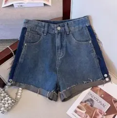 大きいサイズ レディース デニム　ショートパンツ　春夏 秋 新品