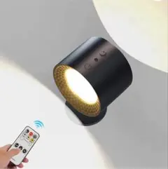 新品 黒 LED ブラケットライト 間接照明 ウォールライト USB-C充電式