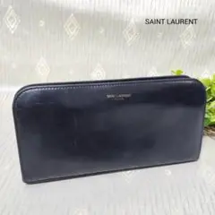 SAINT LAURENT サンローランパリ 長財布 ラウンドファスナー