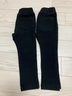 西松屋　ストレッチーノ　黒　2枚セット　95