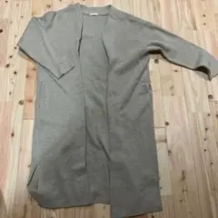 グレー ロングカーディガン Mサイズ