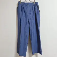 【気まぐれセール中】ROSIER ワイドパンツ L ウエストゴム入り　ロジエ