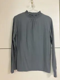 CINEMA CLUB ブルーグレー 長袖Tシャツ M