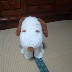 スヌーピーぬいぐるみ 白茶 約30cm