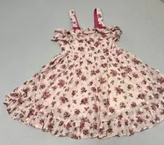 メゾピアノ 夏 花柄 ワンピース 130cm 美品