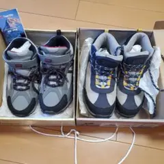 トレッキングシューズ　21cm,22cm　双子セット
