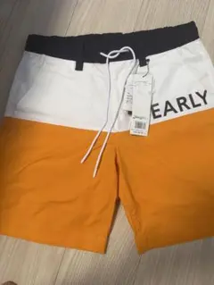 半額！PEARLY GATES オレンジ/ホワイト ショートパンツ 新品