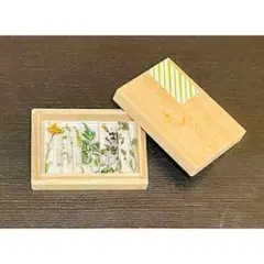 押し花保存用木製ボックス
