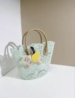新品未使用品　バッグチャーム　キーホルダー　ゾウ