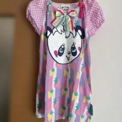 グラグラ　カリブリーニョ イチゴ パンダ 半袖ワンピース
