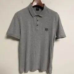 HUGO BOSS ヒューゴボス グレー ポロシャツ L