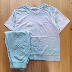 ラブラビ LOVE RABBY 140~150 パジャマ 半袖 ミントグリーン