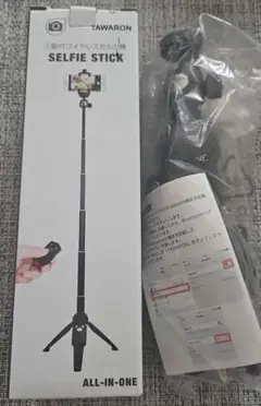 TAWARON SELFIE STICK 三脚 ワイヤレスセルカ棒