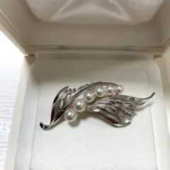 ミキモト ブローチ あこや 美品 真珠 パール