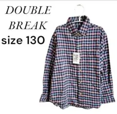 【お盆休みセール】DOUBLE BREAK KIDS☆新品　男の子　長袖シャツ