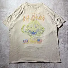 Def Leppard バンドTシャツ XL 1983ツアーレオパード柄フェード