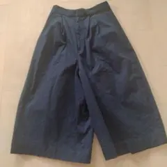 BEAMS LIGHTS ビームスライツ　ワイドパンツ 濃紺