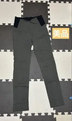 カーキ マタニティパンツ Sサイズ