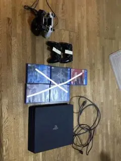 PS4pro コントローラ2個 純正充電器 cpuグリス放熱シール交換済み