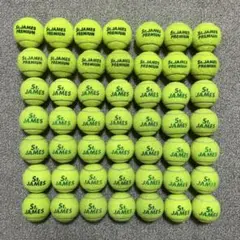 中古テニスボール49個 DUNLOP St.JAMES 35個とプレミアム14個