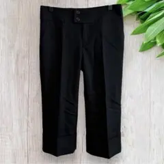 UNTITLED アンタイトル サブリナパンツ クロップドパンツ ブラック