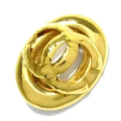 シャネル ブローチ 金属素材 ゴールド