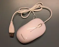 TOSHIBA 有線マウス PAMOU005 白