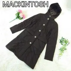 《美品》マッキントッシュ ウール カシミヤ キルティングコート レディース
