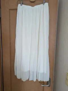 COLZA　ホワイト ロングスカート