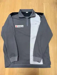 IDEMITSU 出光 イデミツ ハーフジップ 長袖ポロシャツ 制服 サイズL