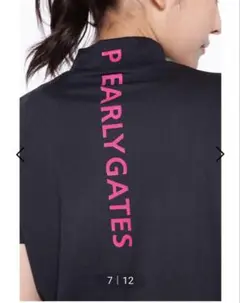 PEARLY GATES 黒　モックネックシャツオンライン限定カラー M 美品