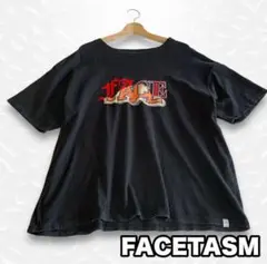 FACETASM ブラック オーバーサイズ Tシャツ ボートネック 日本製 L